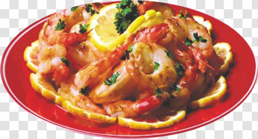 Georgian Cuisine Dish Ukrainian Restaurant Hors Doeuvre - Portuguese Food - Lemon Shrimp Transparent PNG