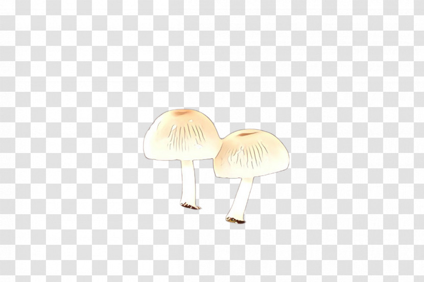 White Mushroom Beige Transparent PNG