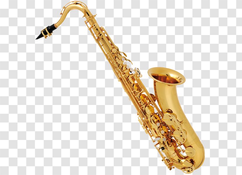 Tenor Saxophone Clip Art - Cartoon Transparent PNG