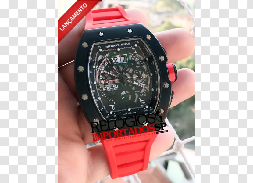 Watch Strap Richard Mille Clothing Accessories - Red Transparent PNG