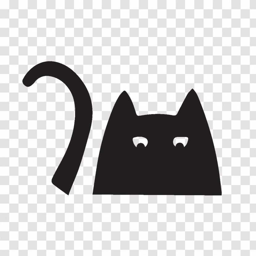 Whiskers Cat Logo Brand Product Design Transparent PNG