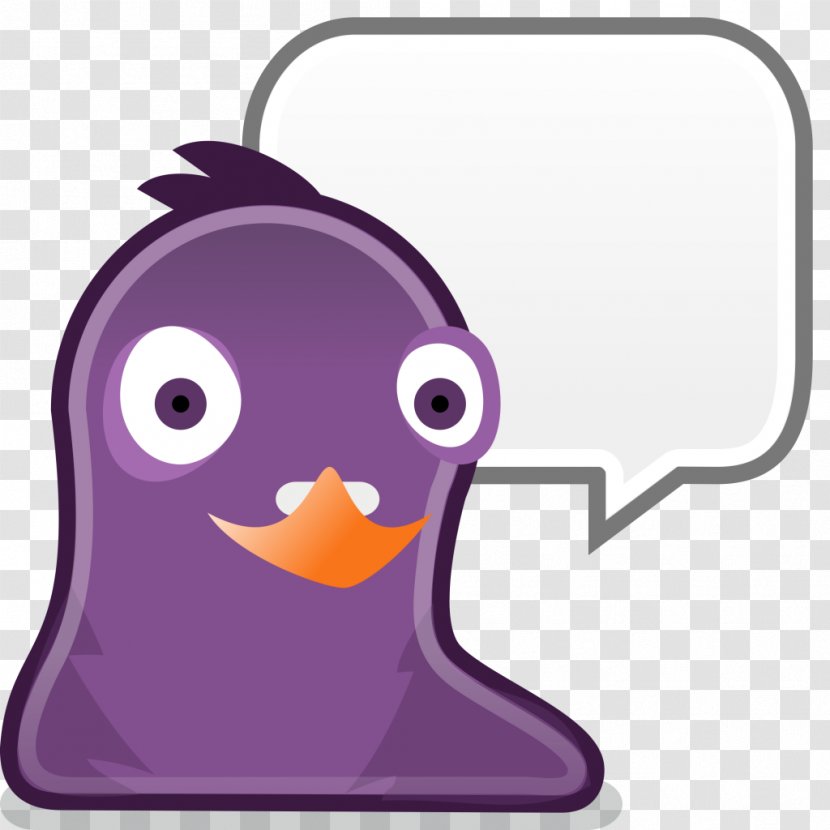 Pidgin Online Chat Instant Messaging Client XMPP - Flightless Bird - Aim Transparent PNG