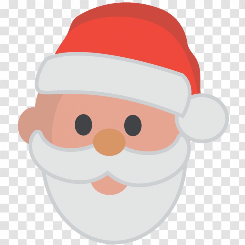 Santa Claus Smiley Christmas Clip Art - Blog - Realistic Cliparts Hat Transparent PNG