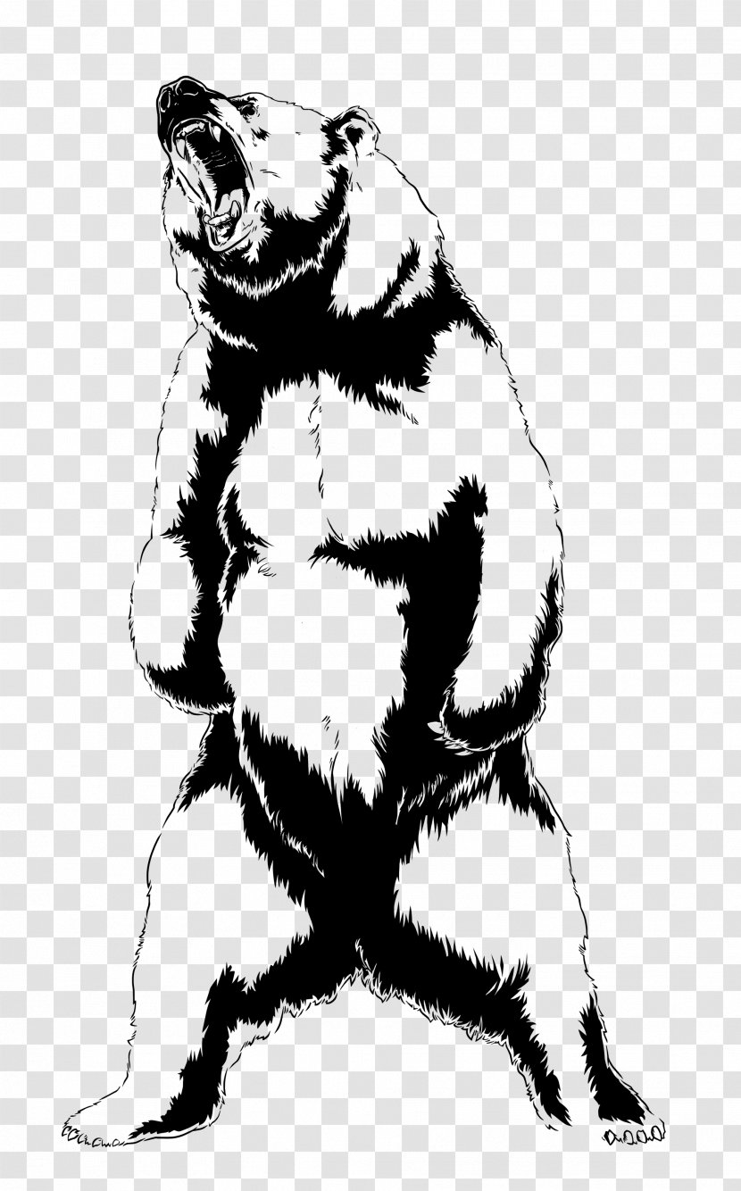 Bear Roar Drawing Art - Carnivoran Transparent PNG