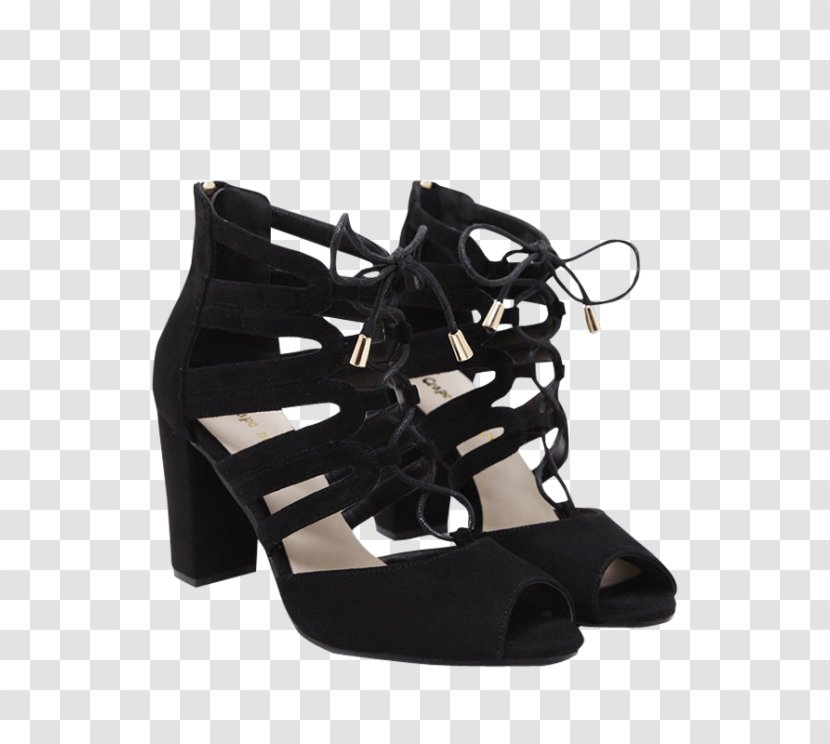 Sandal Peep-toe Shoe Clothing High-heeled - High Heeled Footwear Transparent PNG