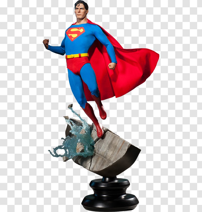 Superman Batman Action & Toy Figures Sideshow Collectibles DC Comics - Christopher Reeve Transparent PNG