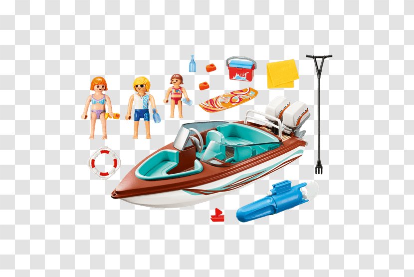 Playmobil Personal Watercraft With Banana Boat 6980 Underwater Motor 5159 Boats - Playset Transparent PNG