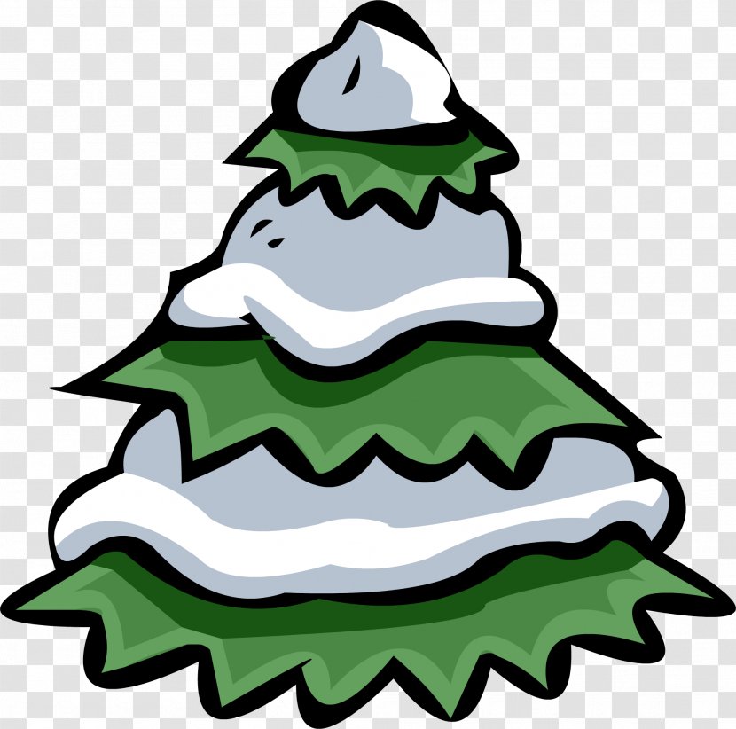 Christmas Tree Club Penguin Pine - Fir - Penguins Transparent PNG