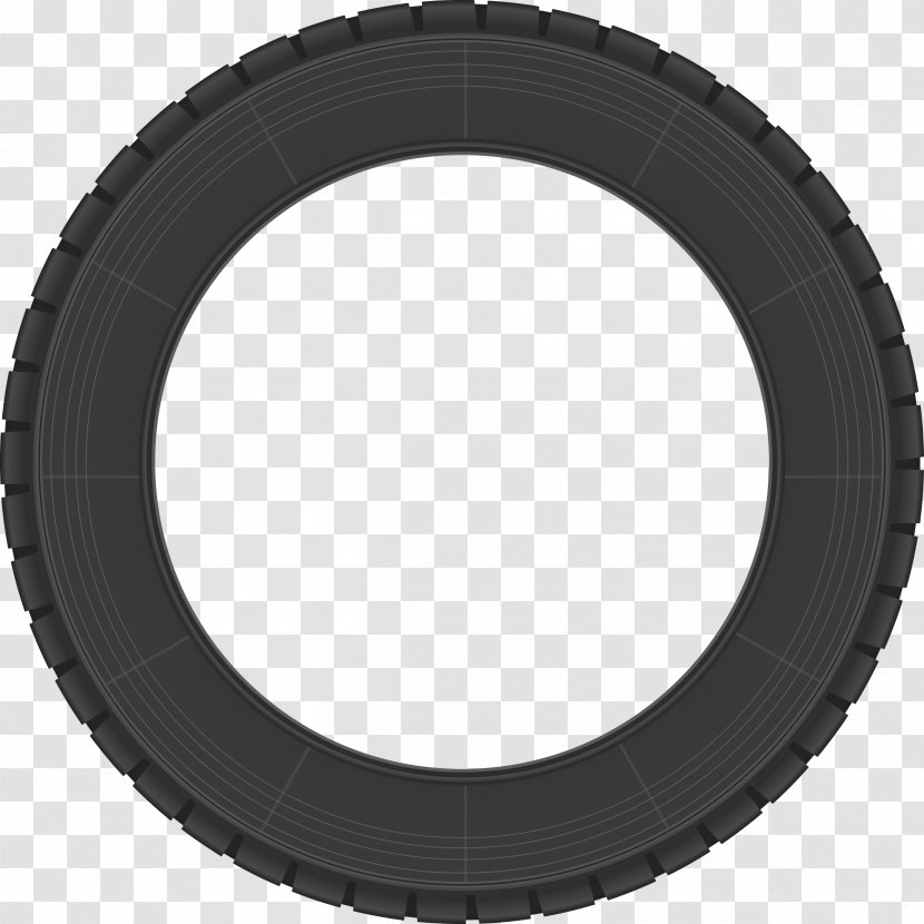 Circle Tire Metal - Black And White - Big Cliparts Transparent PNG