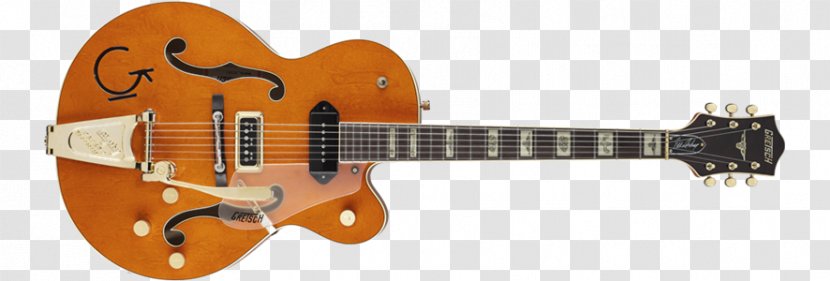 Electric Guitar Gretsch 6120 Semi-acoustic - Tree - Mic King Transparent PNG