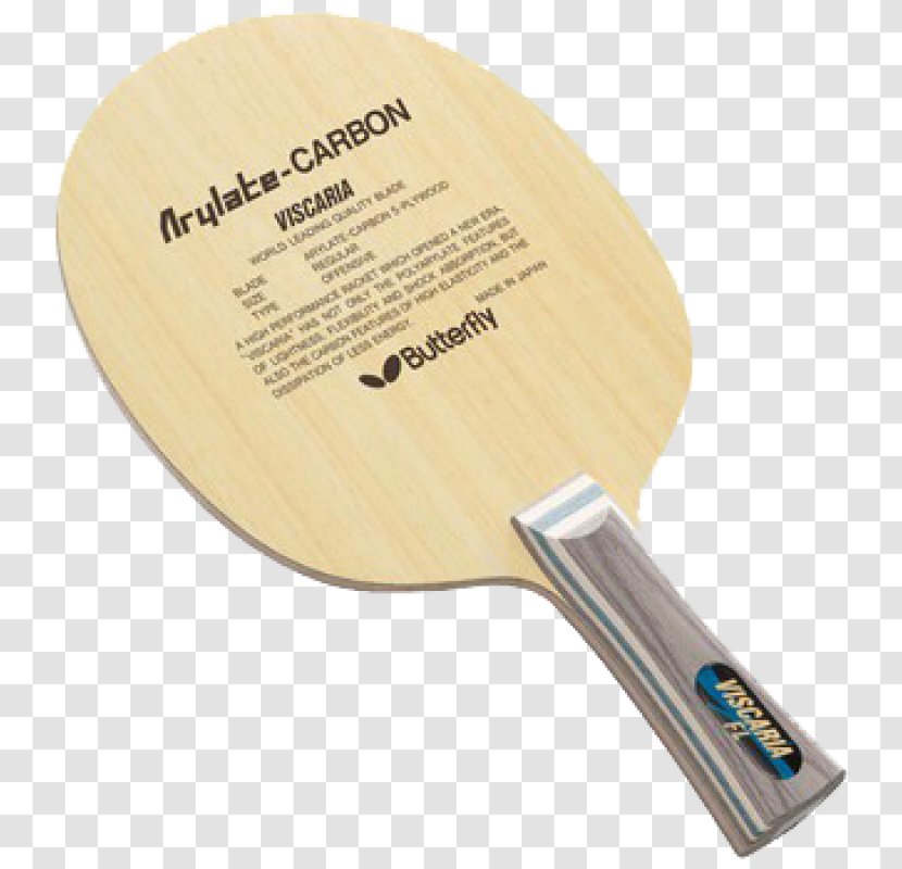 Ping Pong Paddles & Sets Butterfly Racket Carbon Fibers - Table Tennis Transparent PNG