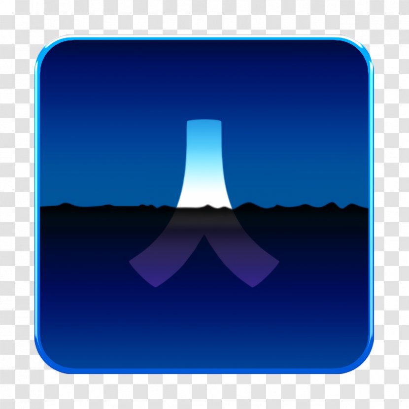 Media Icon Network Renren - Blue - Tower Symbol Transparent PNG