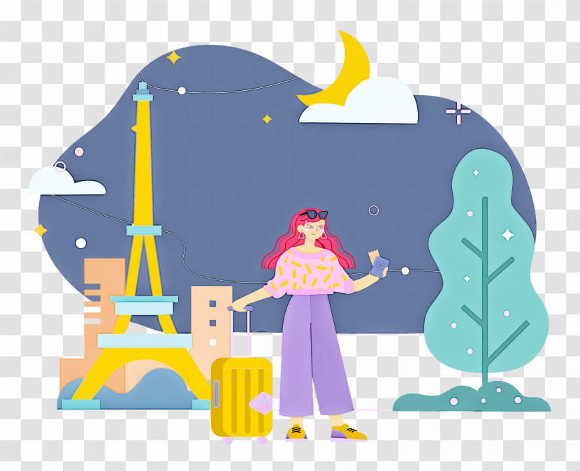 Paris Travel Transparent PNG