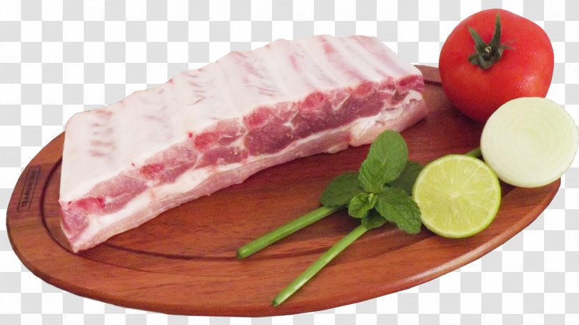 Spare Ribs Domestic Pig Pork Meat - Veal Transparent PNG