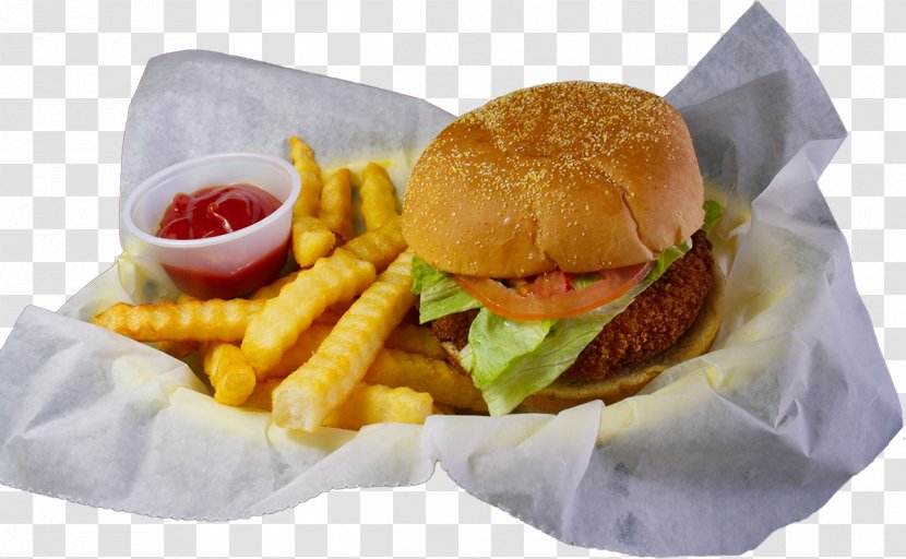 French Fries Cheeseburger Breakfast Sandwich Slider Buffalo Burger - Patty - Hidalgo Transparent PNG