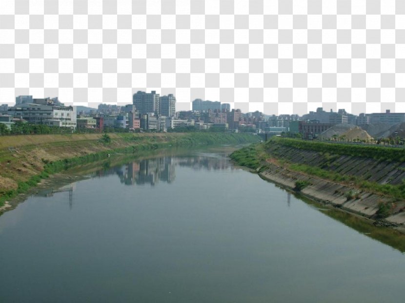 River Road Surface Levee Embankment - Reflection - A On The Edge Of City Transparent PNG