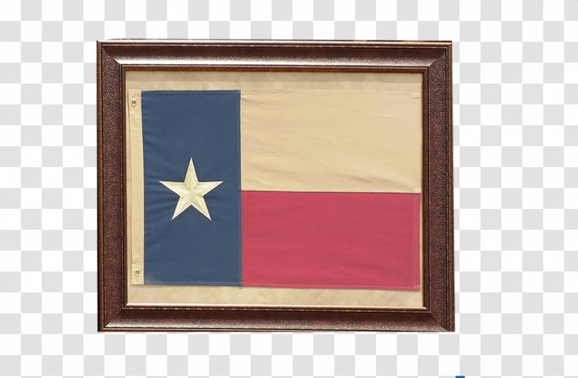 Republic Of Texas Flag Art - Picture Frame - Alamo Pennant Transparent PNG