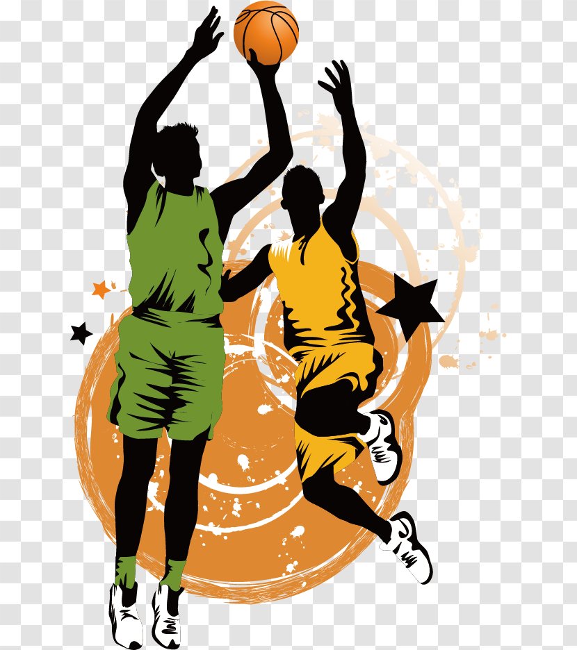 Basketball Sport Clip Art - Silhouette - Creative Game Transparent PNG