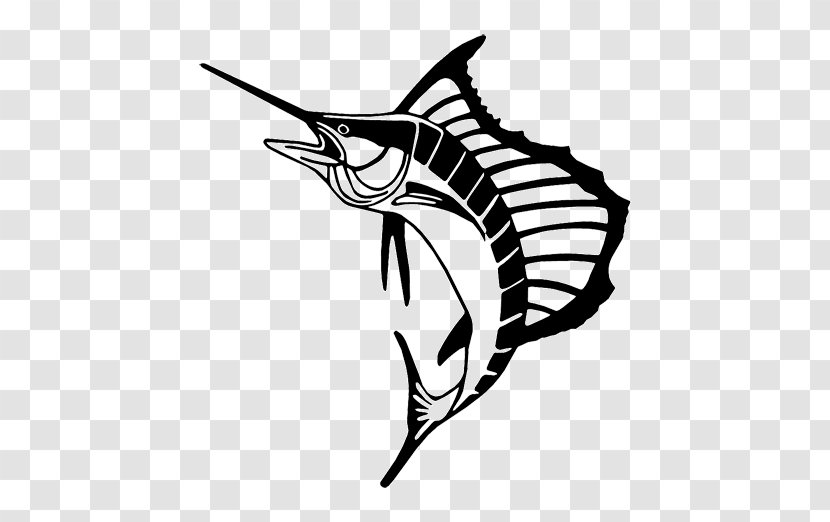 Mermaid Drawing Image Tribe Design - Swordfish - Barracuda Marlin Transparent PNG