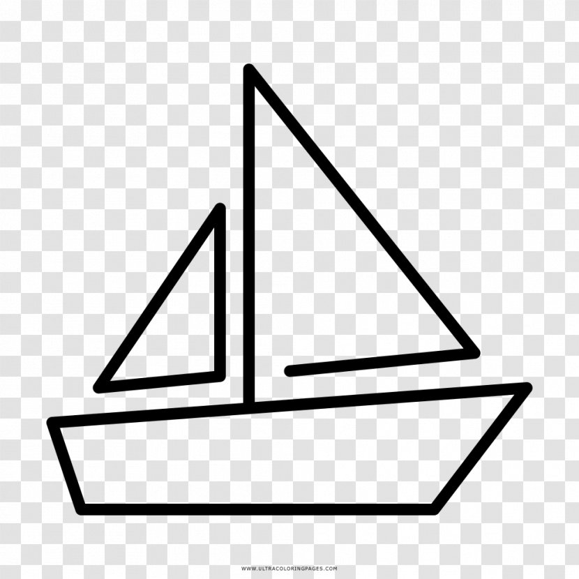 Sailboat Sailing Ship Drawing - Watercraft - Boat Transparent PNG