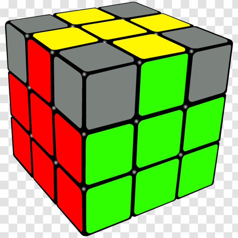 Rubik's Cube Combination Puzzle Edge - Area Transparent PNG