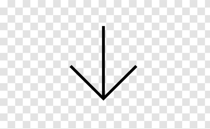Arrow - Black And White - Symbol Transparent PNG