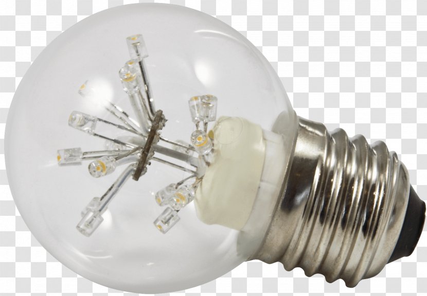 LED Lamp Lighting Edison Screw Retrofitting Transparent PNG