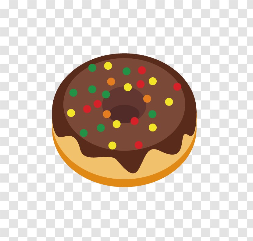 Doughnut Gelatin Dessert Breakfast Chocolate - Beans Donut Transparent PNG