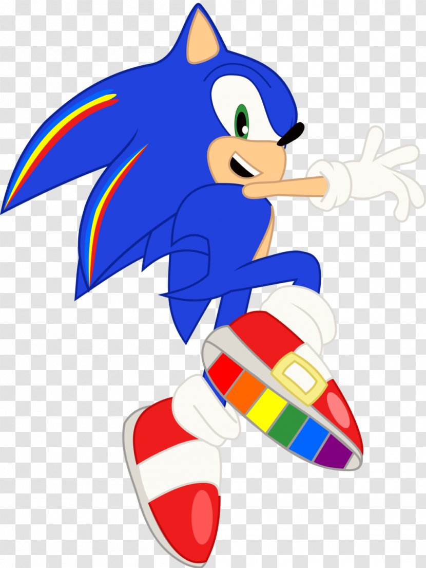 Sonic The Hedgehog Rainbow Dash & Sega All-Stars Racing Gems Collection Equestria - Fictional Character - Vector Transparent PNG