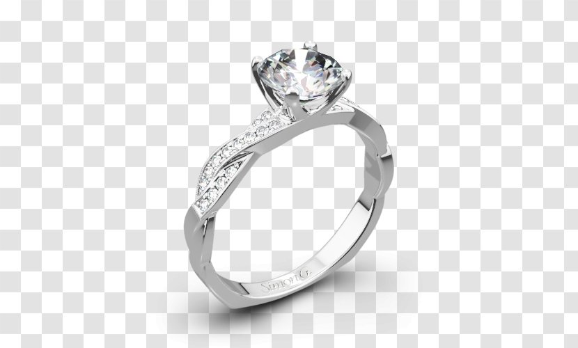 Diamond Engagement Ring Bezel Jewellery Transparent PNG