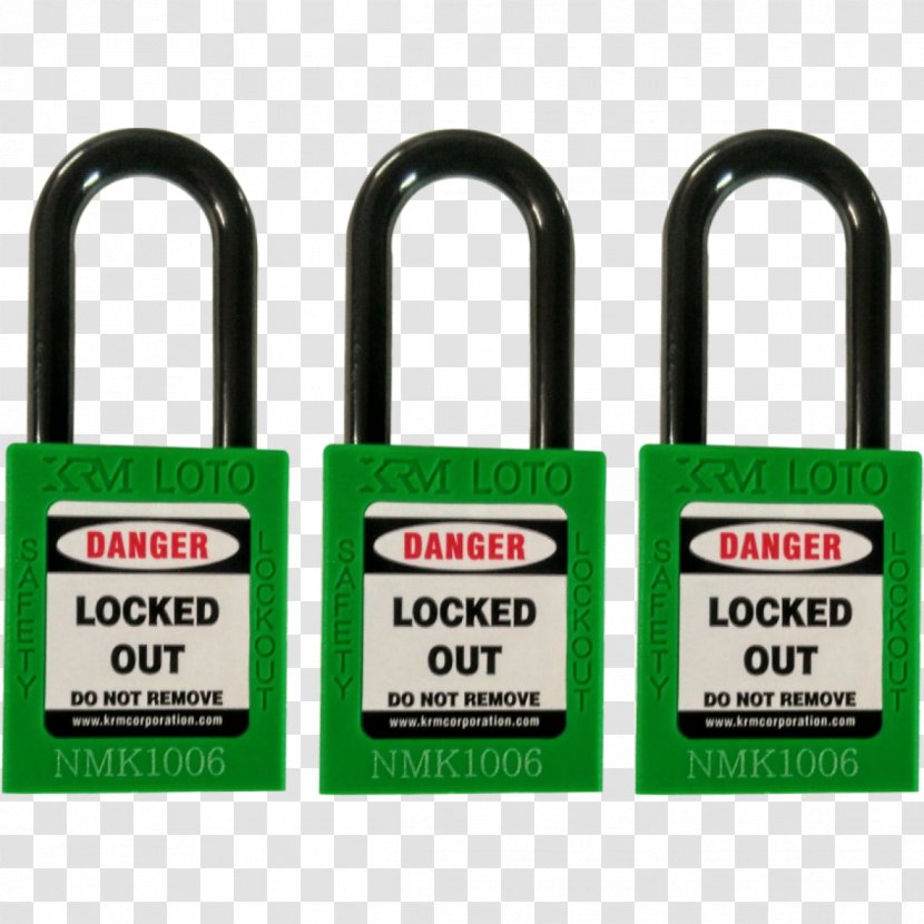 Padlock Lockout-tagout Shackle Key - Safety Transparent PNG