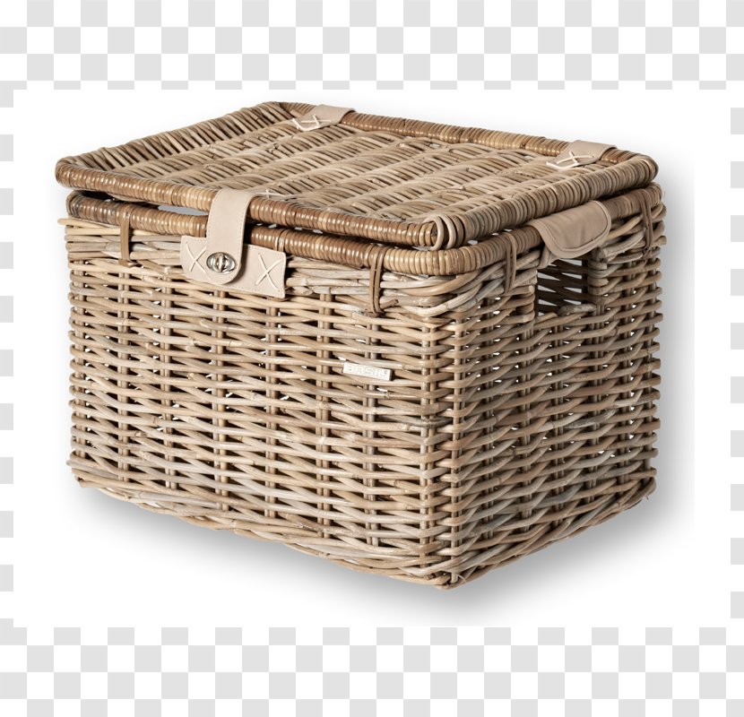 Basket Bicycle Rattan Reed Lid - Wicker - Basil Transparent PNG