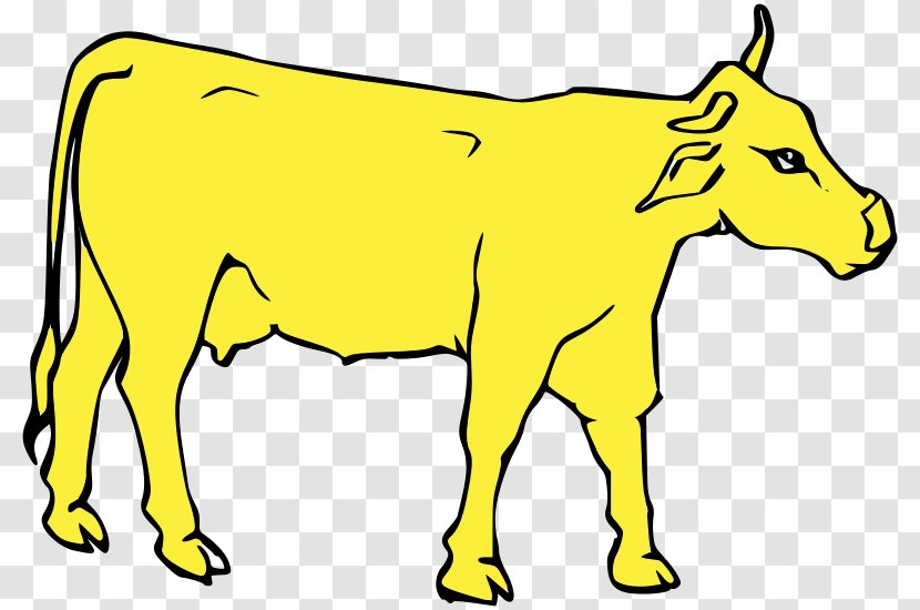 Dairy Cattle Drawing Cow Line Art Clip - Mons Transparent PNG