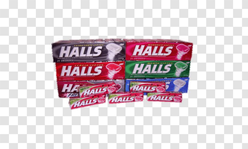 Halls Trident Hard Candy Juice Transparent PNG