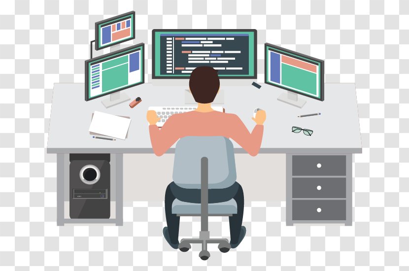 Network Cartoon - Office Chair - Computer Desktop Transparent PNG