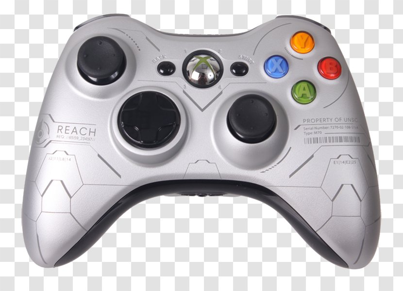Halo 4 Halo: Reach 3 Xbox 360 Controller - Home Game Console Accessory Transparent PNG