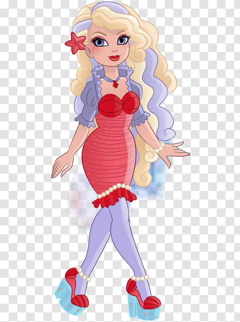 Ever After High The Twelve Dancing Princesses Monster Little Mermaid - Heart Transparent PNG