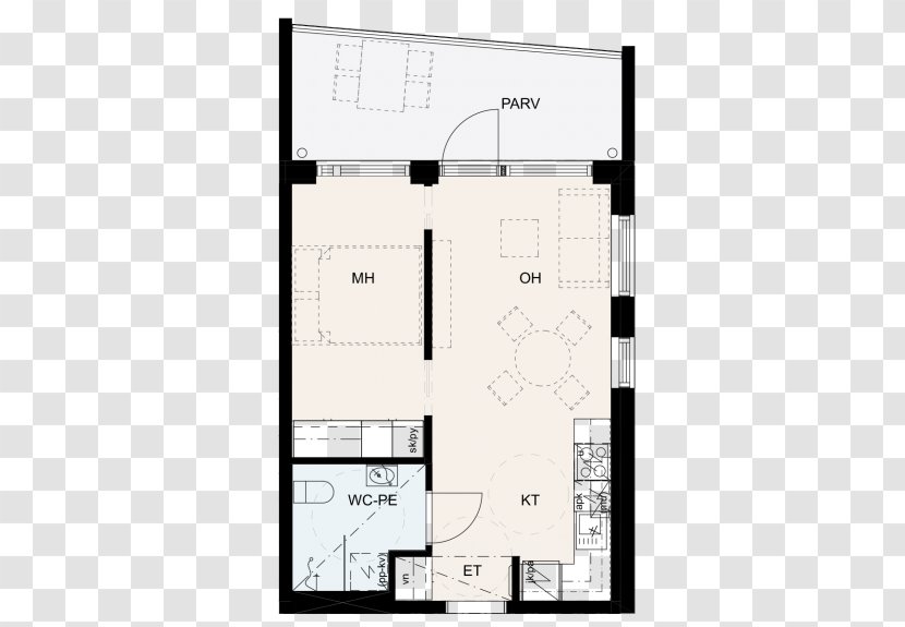 Apartment Dwelling Condominium Building Boligblokk - Bedroom Transparent PNG