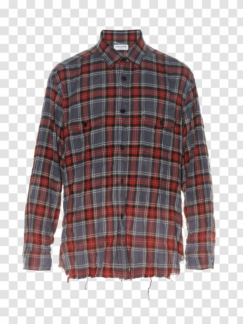 Sleeve Clothing Shirt Fashion Tartan - Plaid Transparent PNG