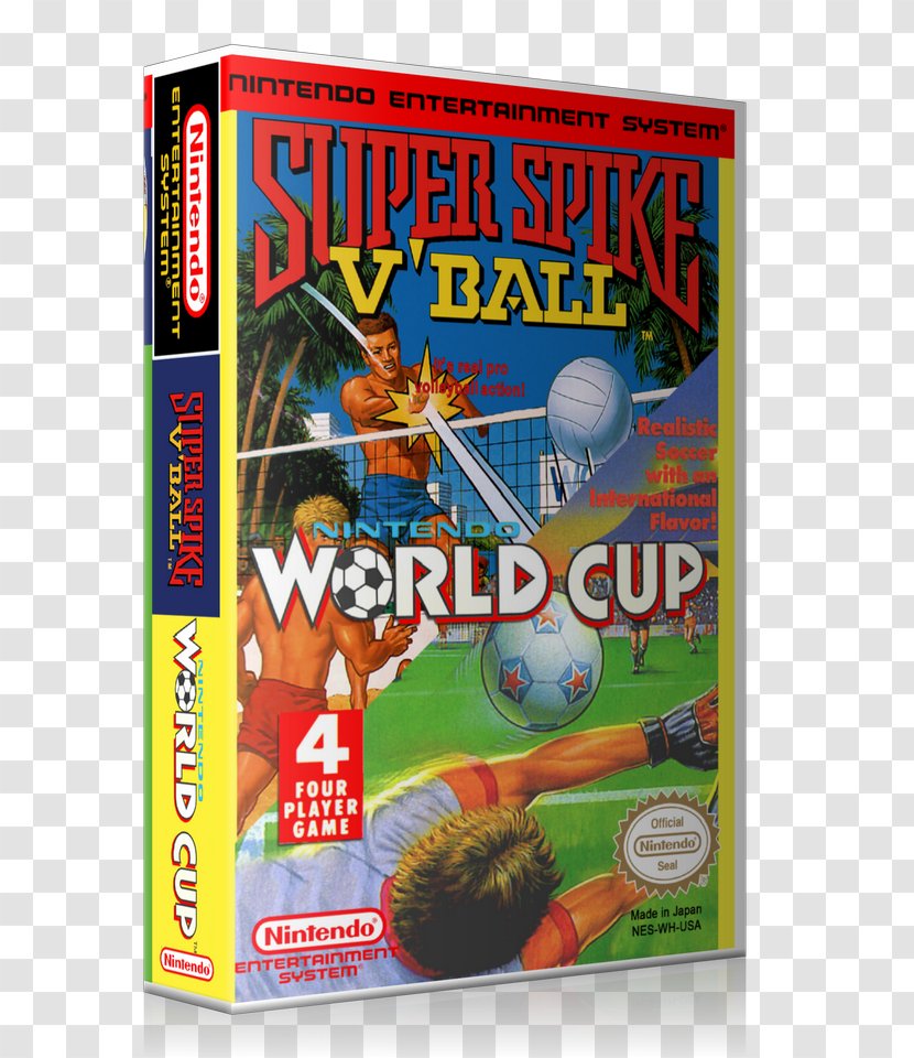 U.S. Championship V'Ball Nintendo Entertainment System Video Game - Rom Cartridge Transparent PNG