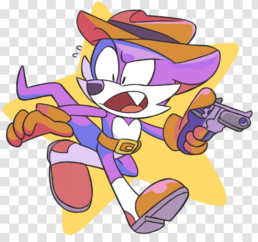 Sonic Riders Mania Fang The Sniper Fan Art Archie Comics - Silhouette - Flower Transparent PNG