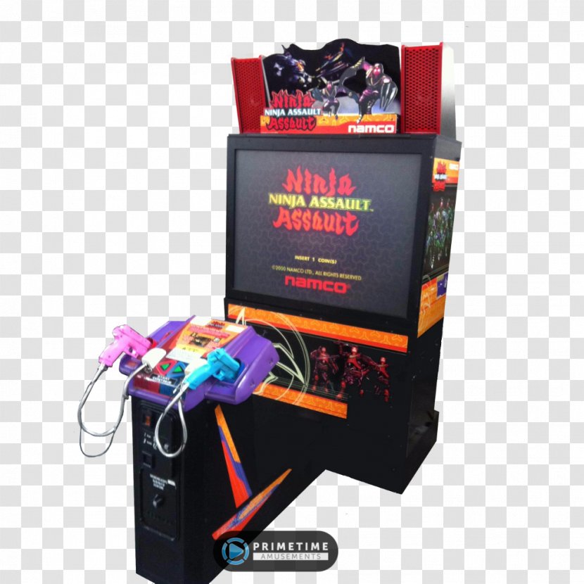 Ninja Assault Arcade Game Namco Light Gun Shooter - Amusement - Builder's Trade Show Flyer Transparent PNG