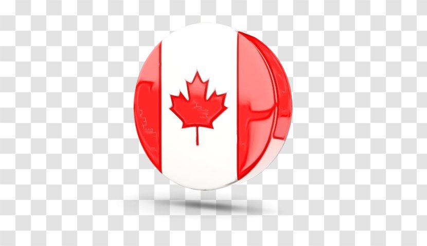 Flag Of Canada Maple Leaf Earring - Royaltyfree Transparent PNG