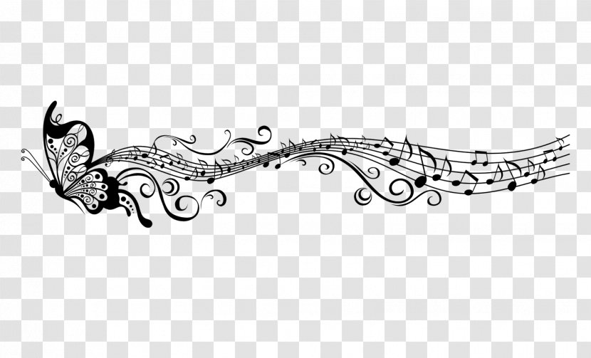 Wall Decal Musical Note Mural - Frame Transparent PNG