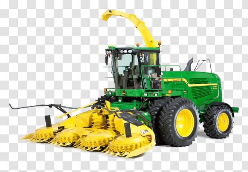 John Deere Forage Harvester Agriculture Combine Heavy Machinery - Tractor Transparent PNG