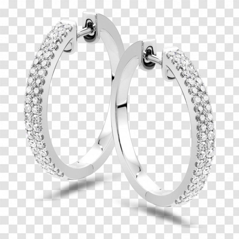 Earring Diamond Jewellery Carat Brilliant Transparent PNG