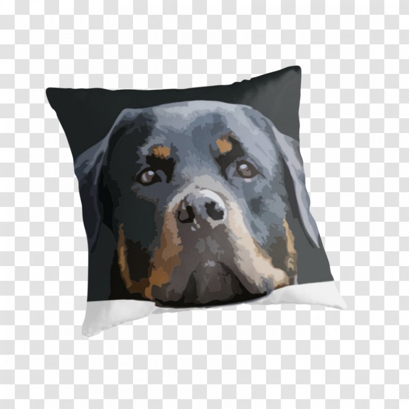 Rottweiler Dog Breed Cushion Pillow Porcelain - Like Mammal Transparent PNG