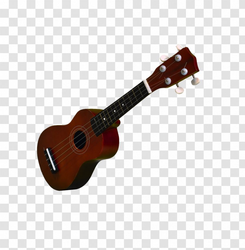 Ukulele Guitar Musical Instrument Banjo Uke - Tree - Brown Transparent PNG