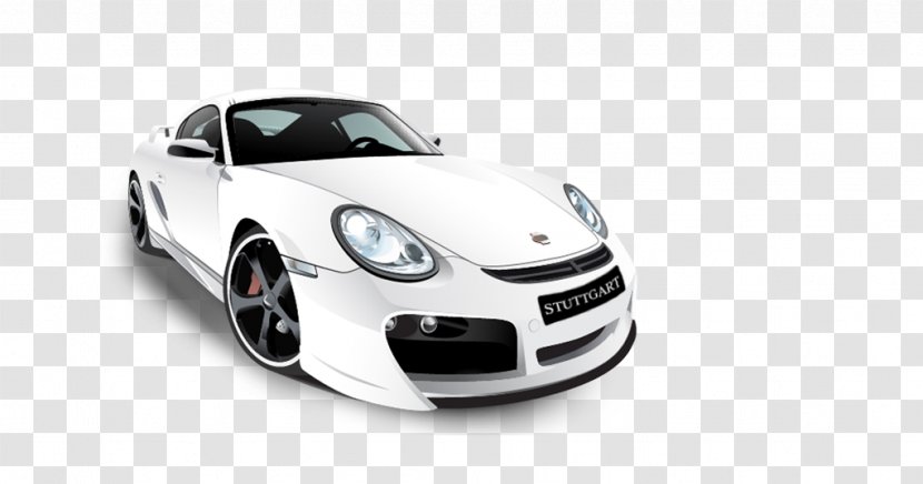 Porsche Car - Automotive Exterior - White Transparent PNG