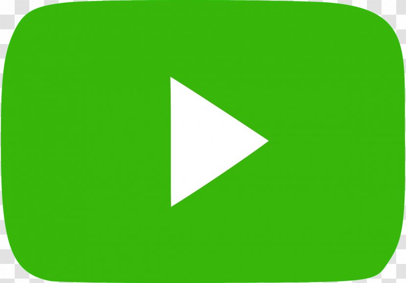 YouTube Play Button - Green Transparent PNG